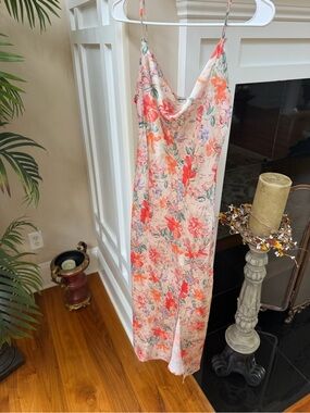 Floral Slip Dress - Prach  & Coral Floral Print